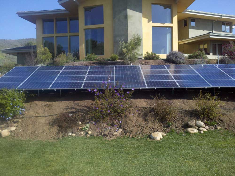 Residential Solar Systems in Greater Los Angeles Area, California Solar Outside Home